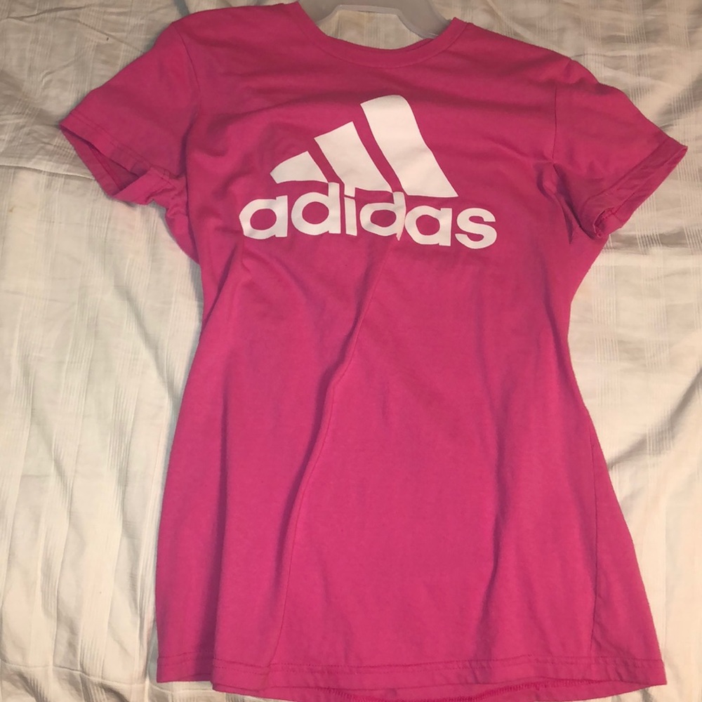 pink adidas shirt